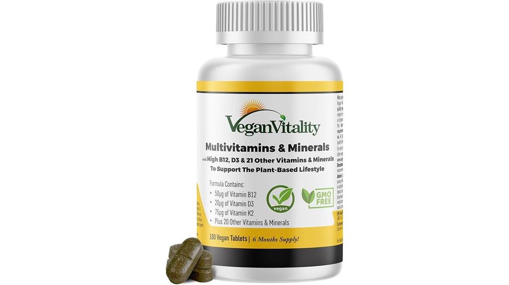 vegan multivitamin and minerals