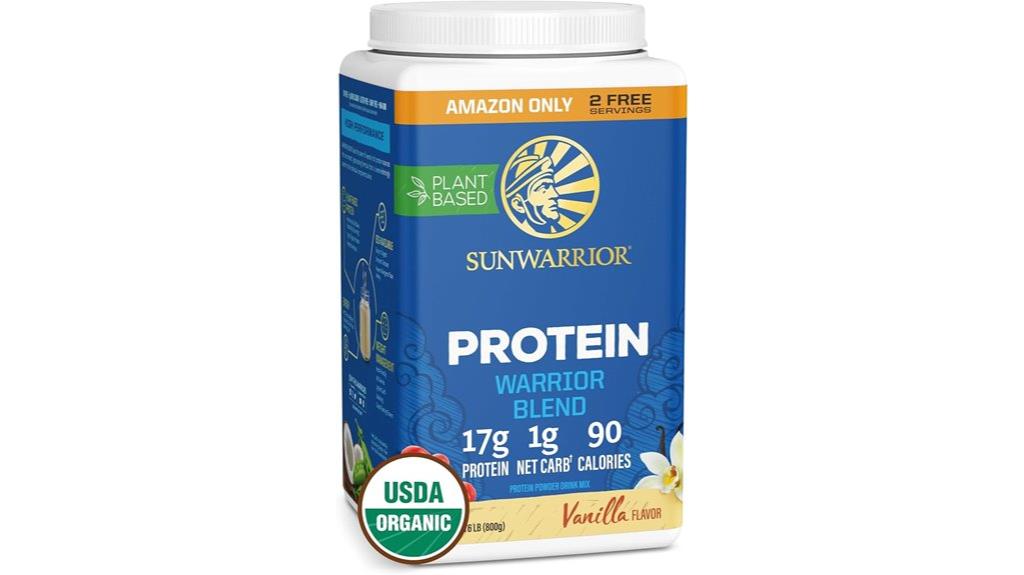 vegan organic vanilla protein