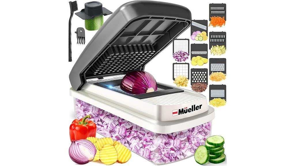 vegetable chopper with container