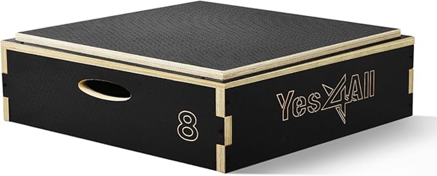 versatile wooden plyo box