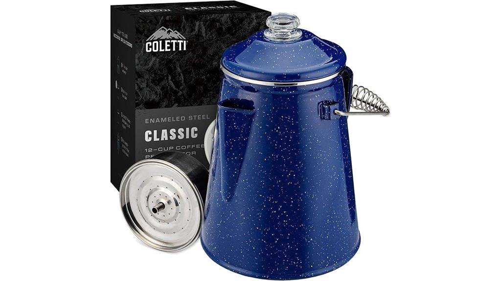 vintage stainless steel percolator