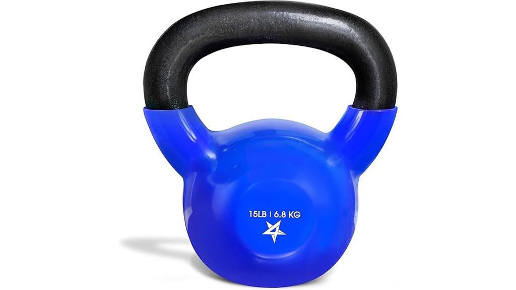 vinyl coated kettlebell workout