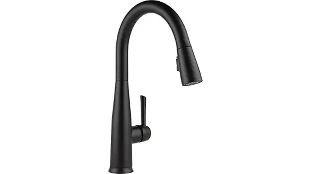 voice activated pull down faucet