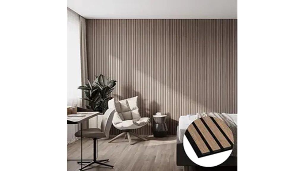 walnut acoustic wall panels