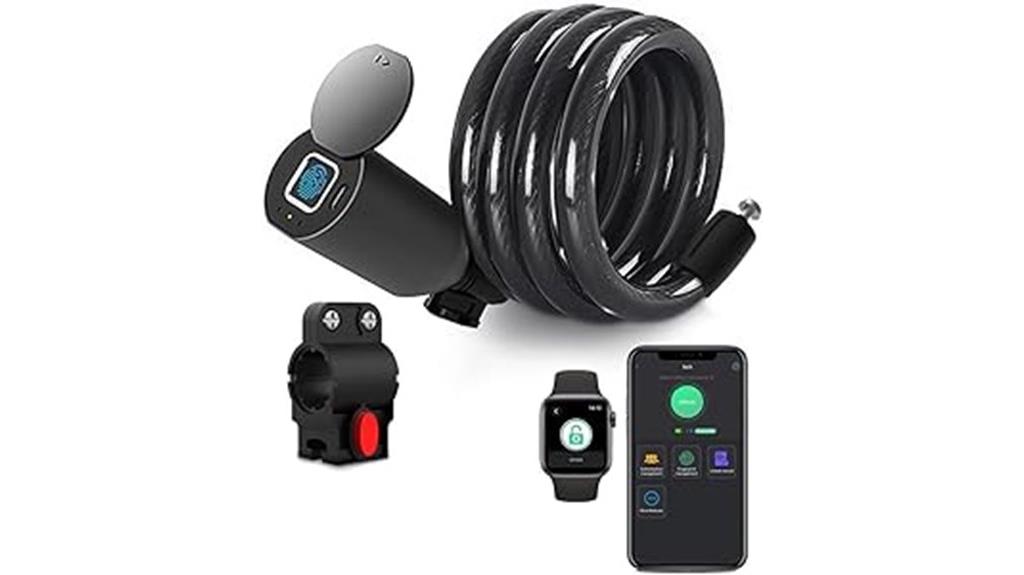 waterproof bicycle lock keyless