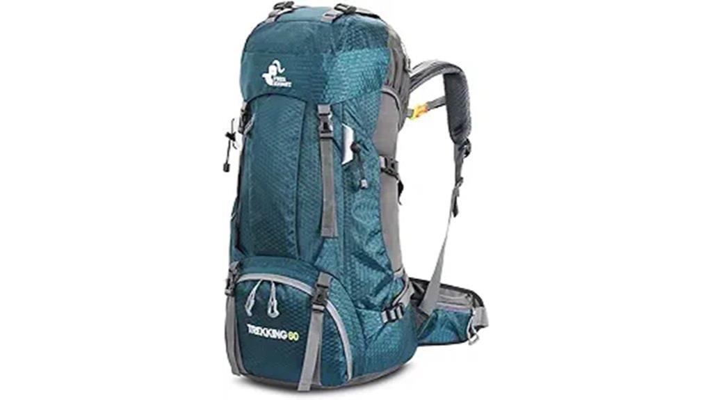 waterproof hiking backpack with cover