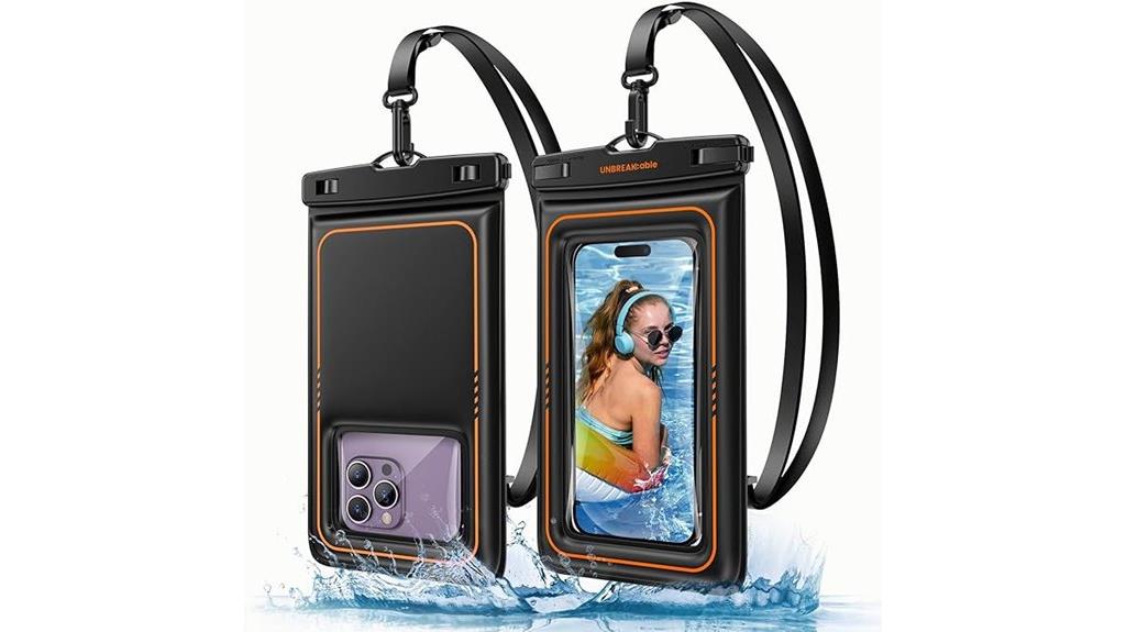 waterproof phone pouch set