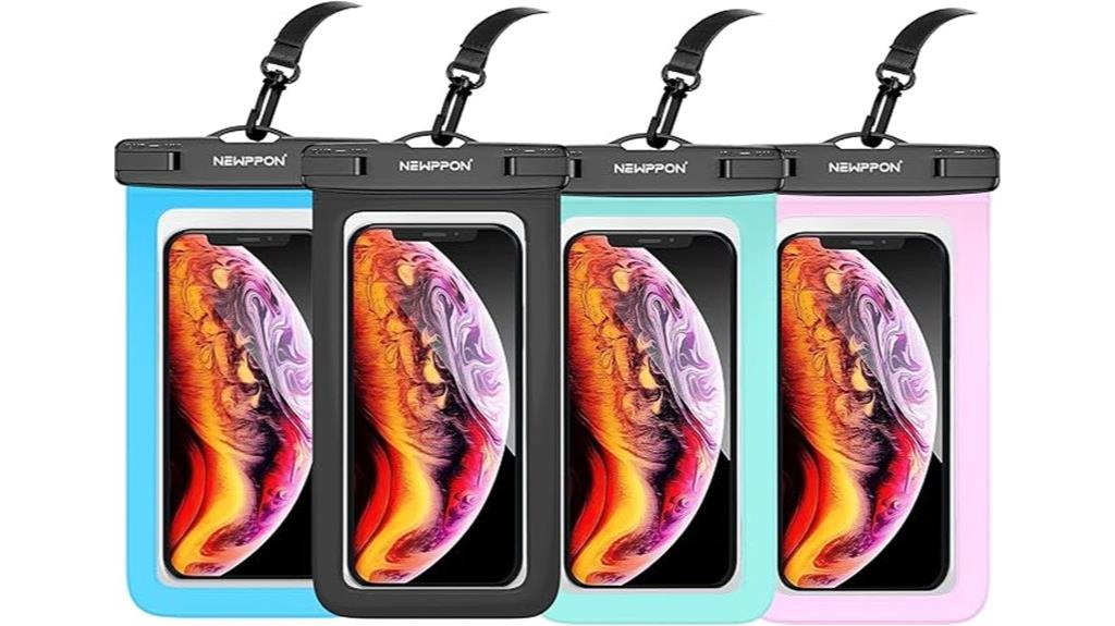 waterproof phone pouch set
