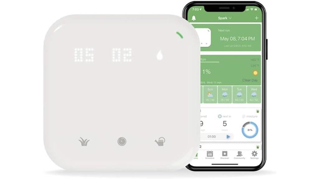 wifi weather aware sprinkler control