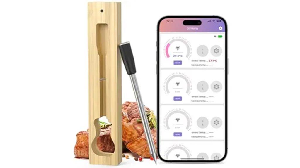 wireless bluetooth meat thermometer