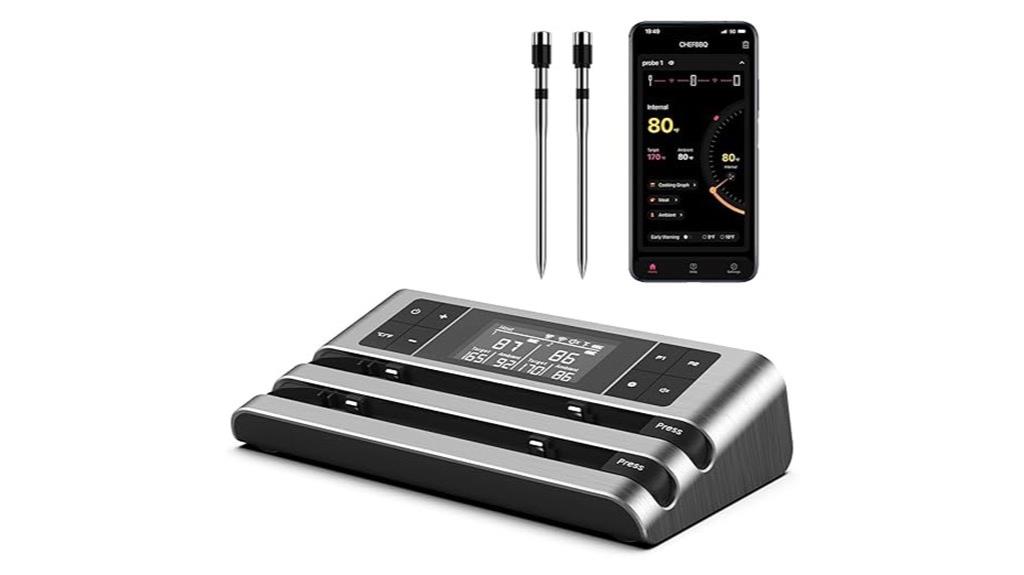 wireless dual sensor thermometer