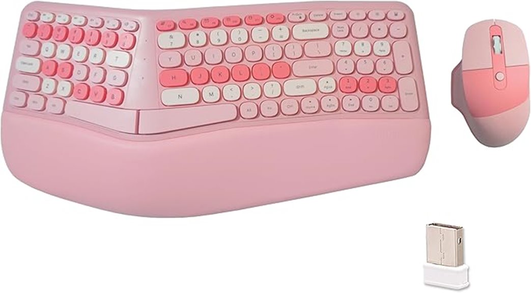 wireless ergonomic keyboard