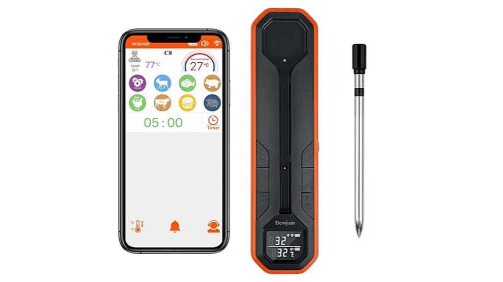 wireless probe cooking thermometer