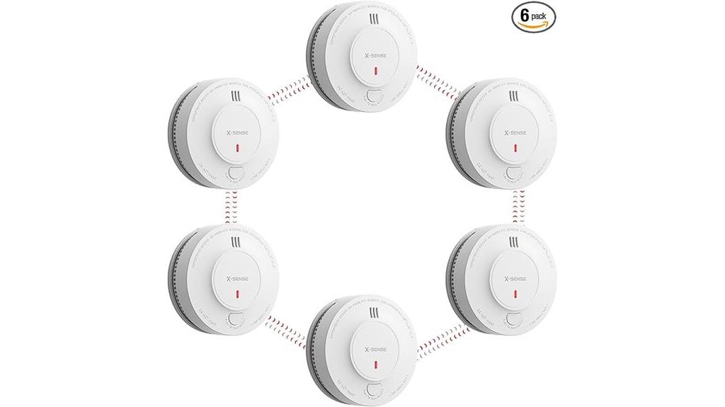 wireless smoke detector pack