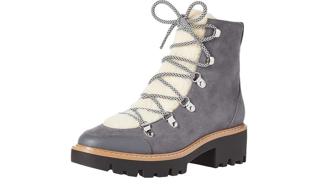 women s shearling hiking boot