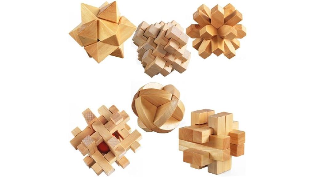 wooden cube brain teaser