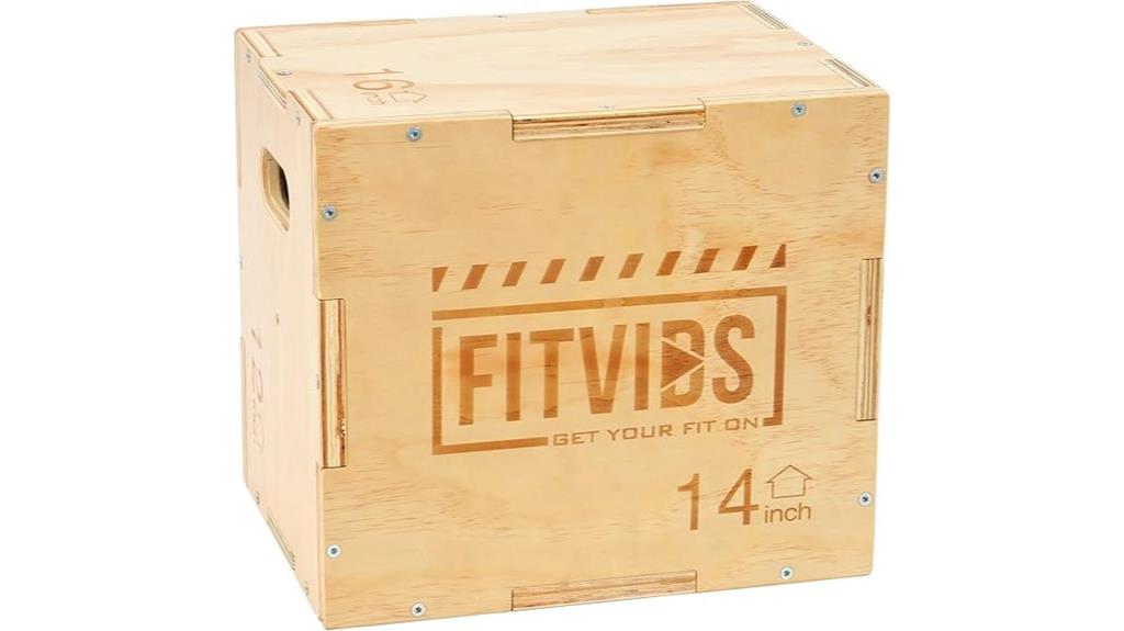 wooden plyo box set