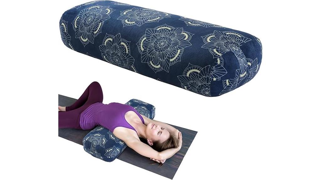 yoga bolster pillow for relaxation