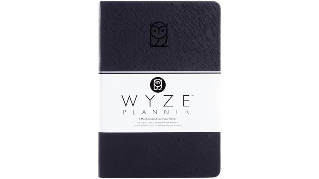 a5 undated six month planner