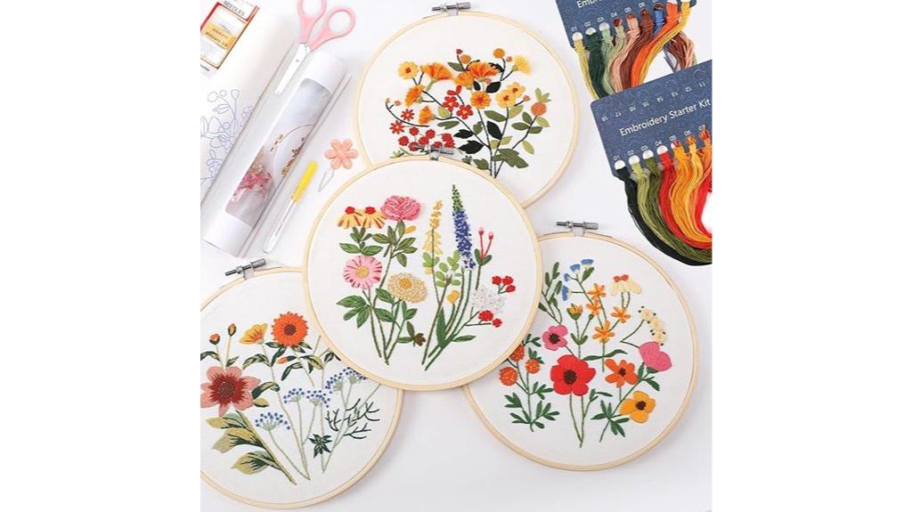beginner embroidery kit set