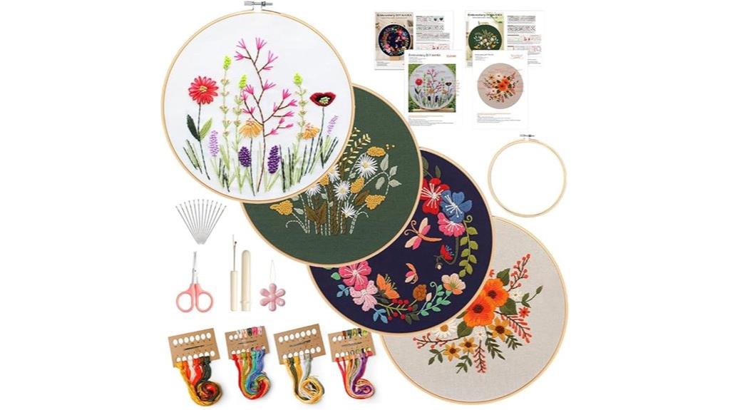beginner embroidery kit set