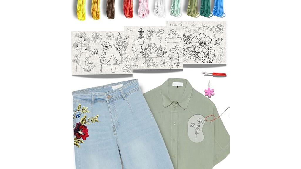 beginner embroidery kit set