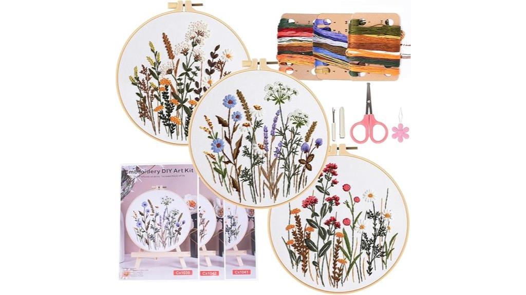 beginner embroidery practice kits