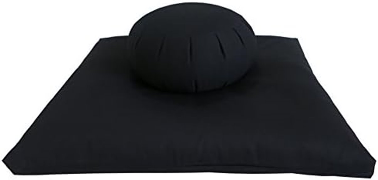 buckwheat meditation cushion set