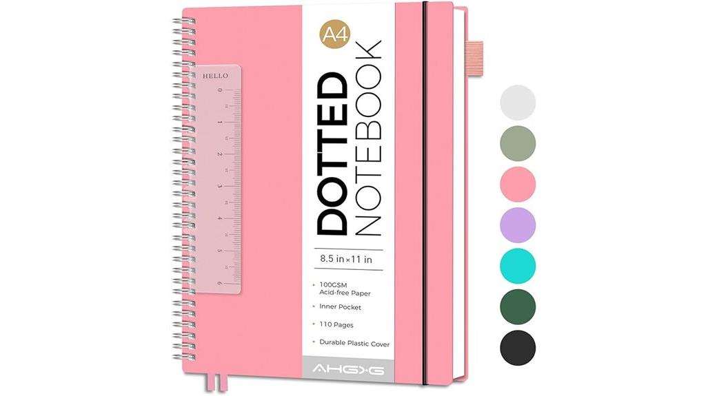 bullet dotted journal size