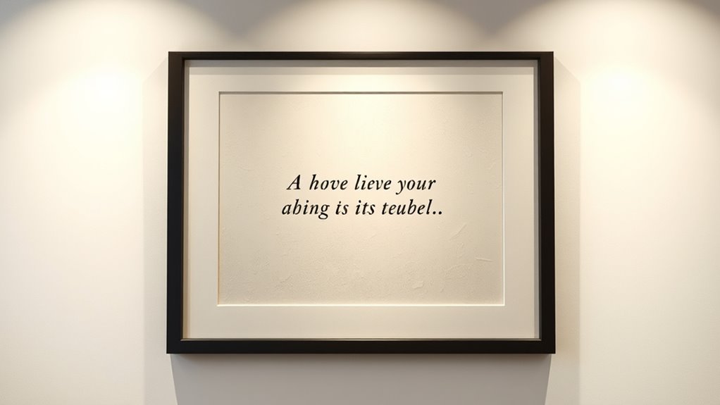 choose meaningful durable framing