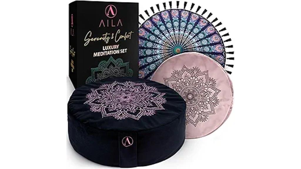 comfortable buckwheat meditation cushion