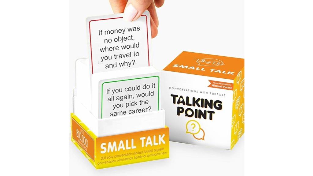 conversation starter card set