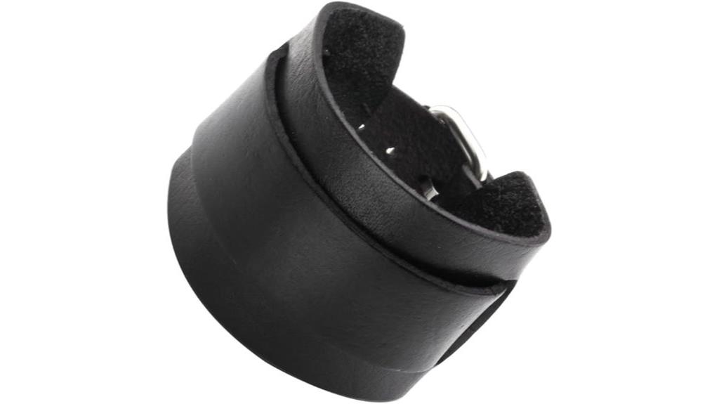 custom leather punk bracelet