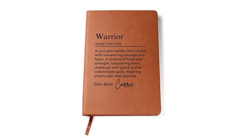 custom warrior journal definition