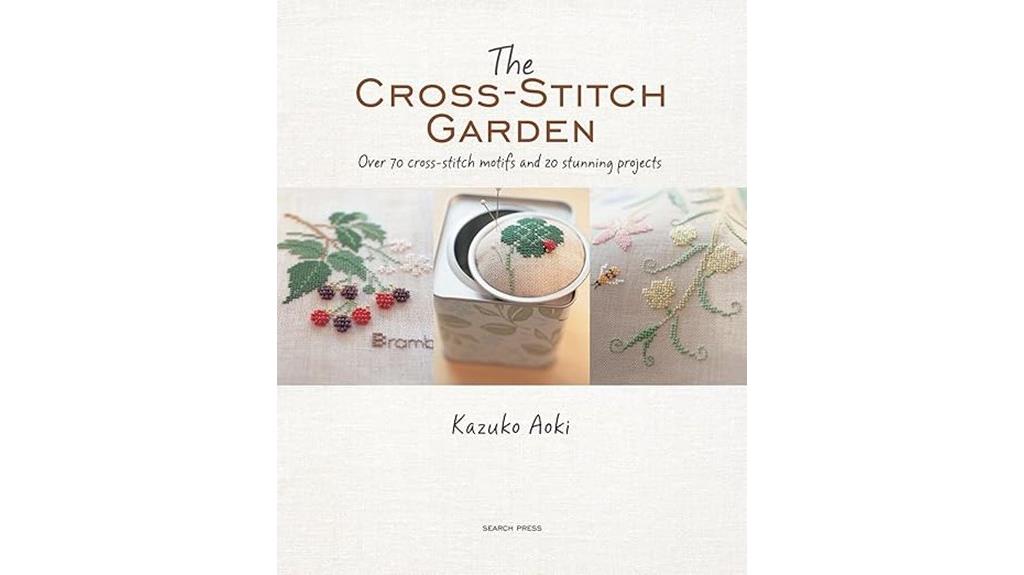 detailed embroidery garden patterns