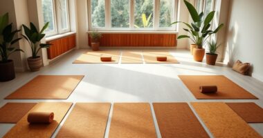 eco friendly cork yoga mats