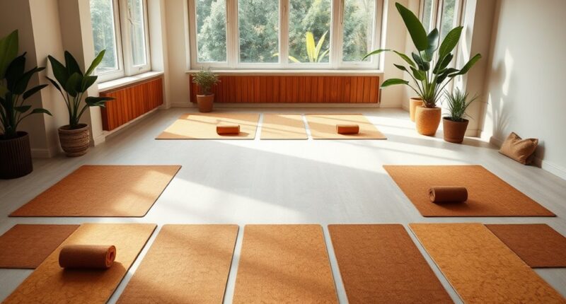 eco friendly cork yoga mats