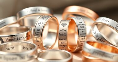 elegant engraved stoic rings