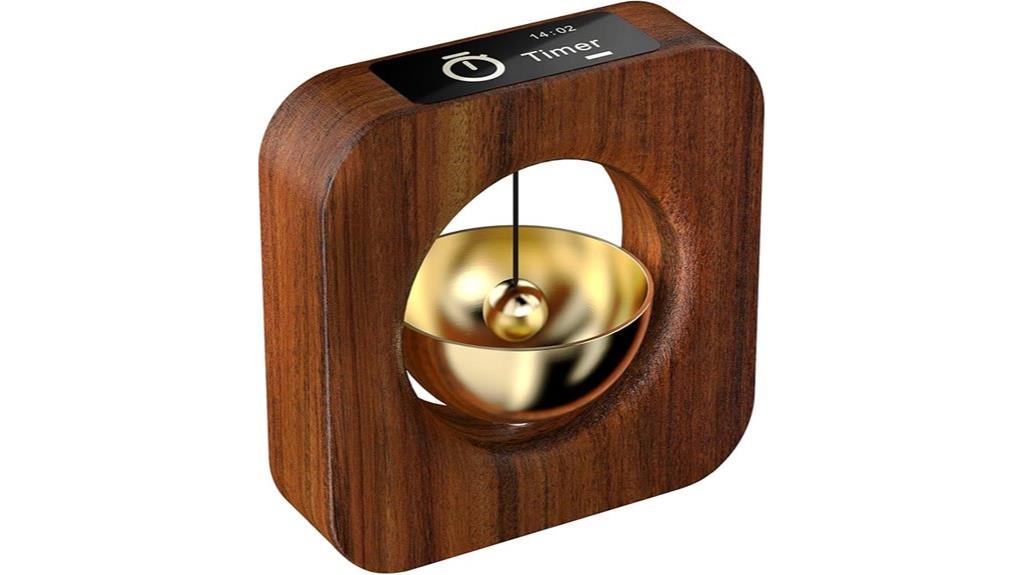 elegant wooden timer