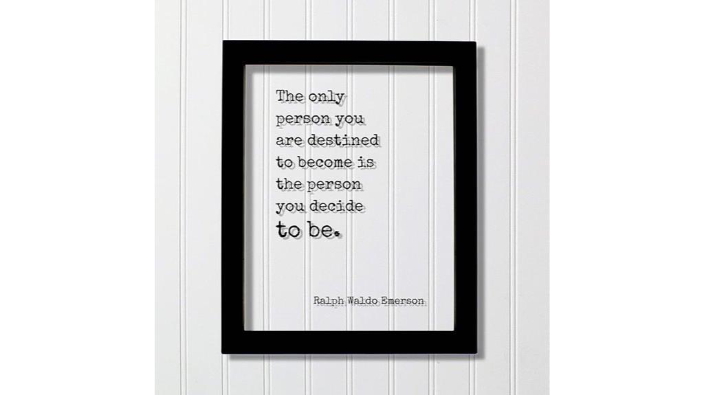 emerson quote art print
