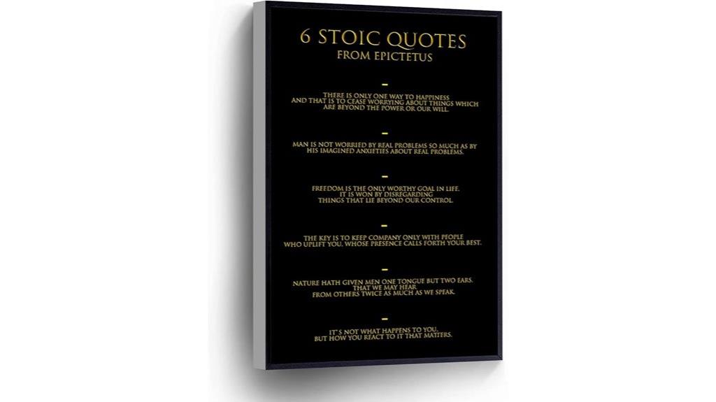 epictetus quote canvas