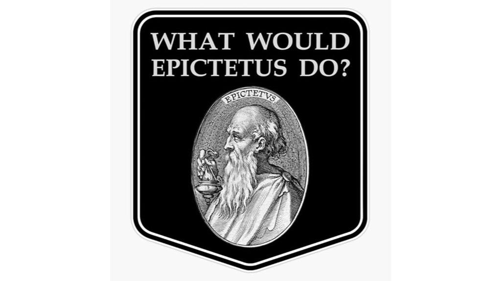 epictetus stoic bumper sticker