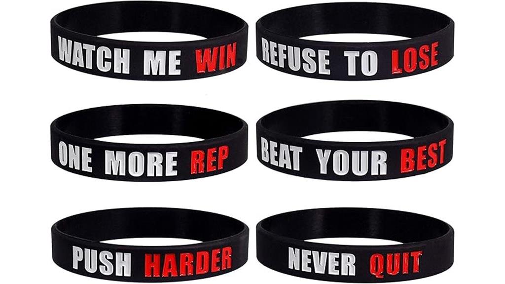 fitness motivation wristbands