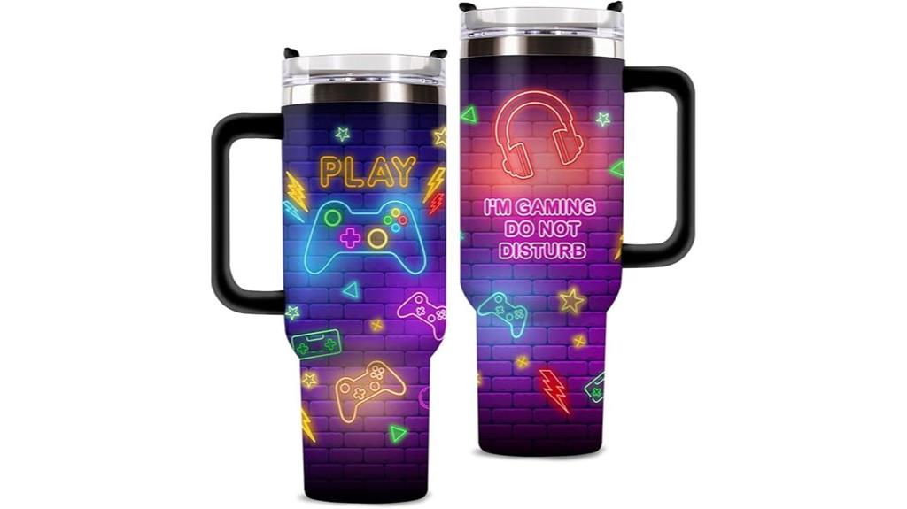 gaming gifts coffee tumbler