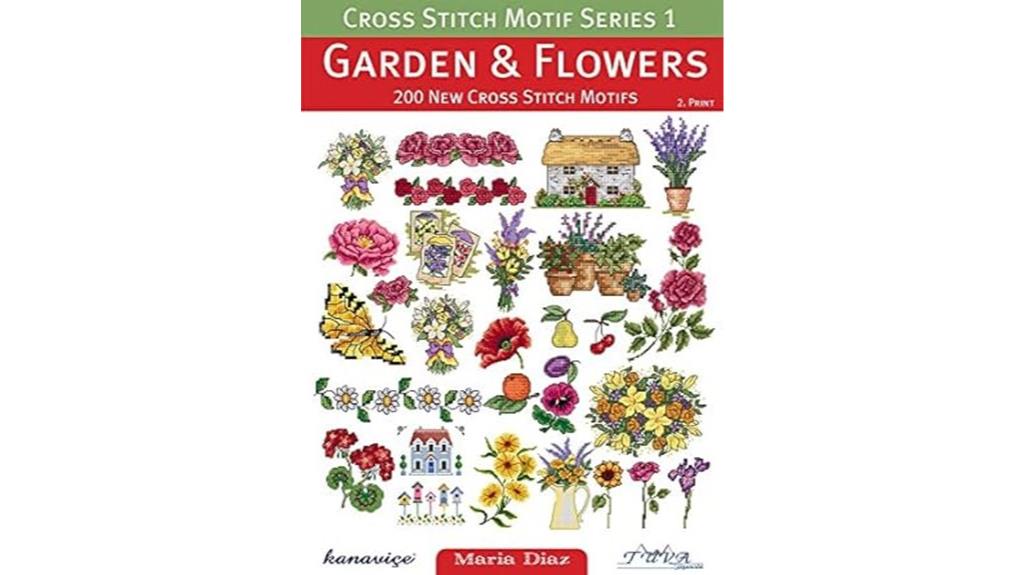 garden flower cross stitch