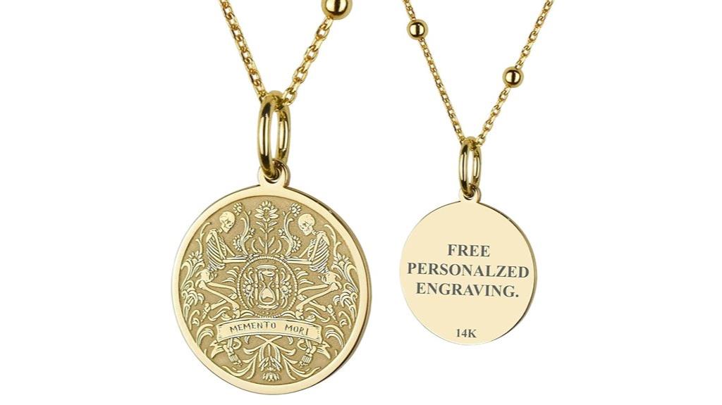 gold amor fati necklace