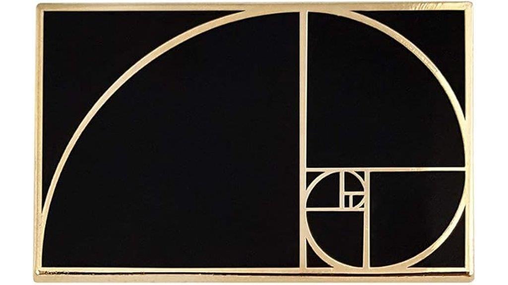 golden ratio lapel pin