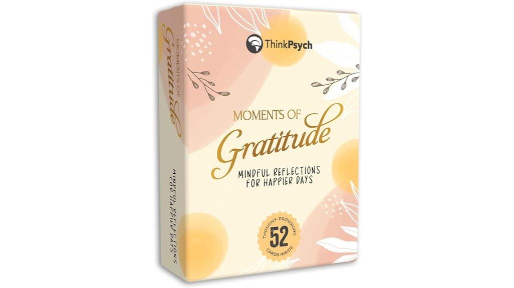 gratitude card deck set