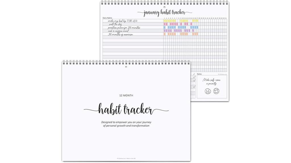 habit tracking calendar template
