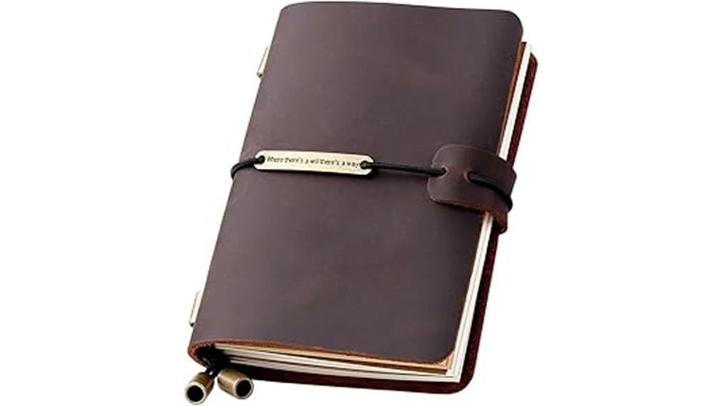 handmade refillable travelers notebook